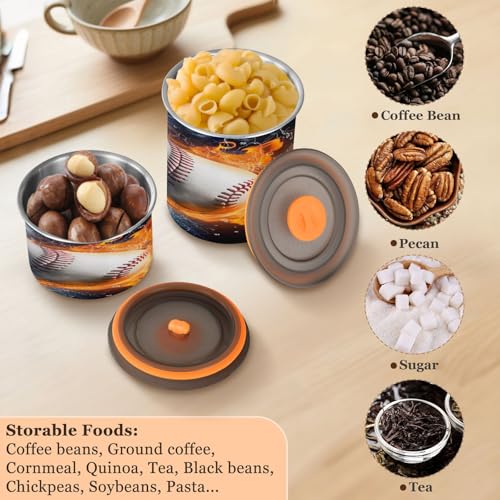 Recipiente hermético de acero inoxidable para café 900 ml miniatura 5