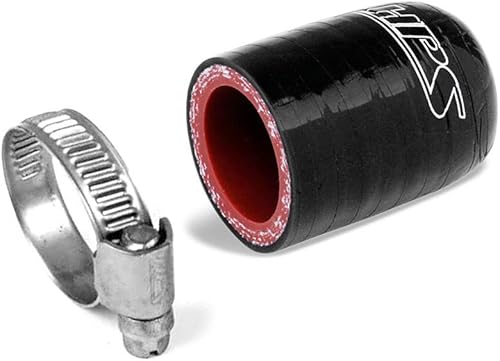 HPS RSCC-075-BLK 34 "Tapa de refrigerante de silicona negra+abrazadera (refrigeranteaguaaire. válvula de derivación turbovacíopuerto de agua del