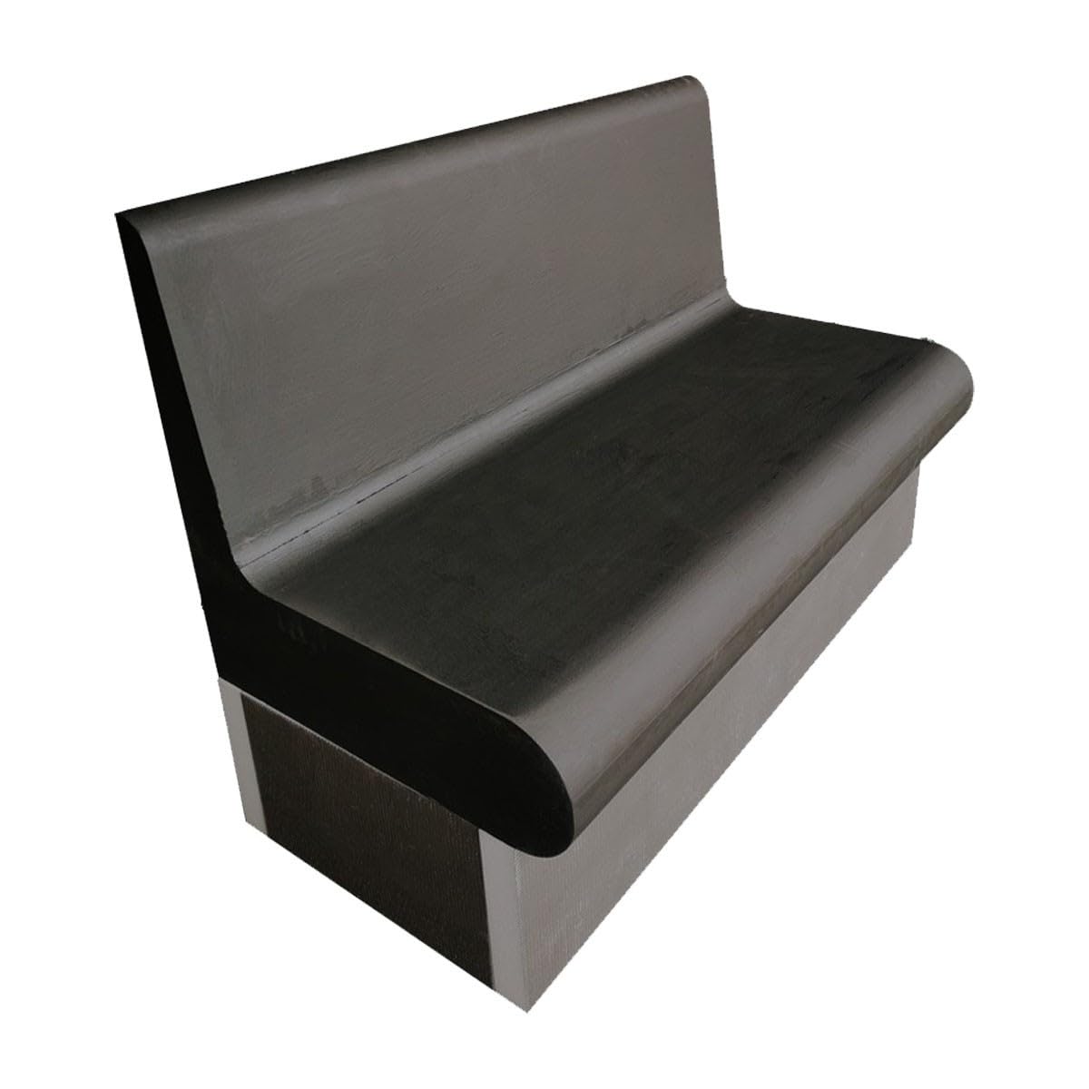 Banc arrondis 1200 x 586 cm avec Dossier XPS prêt à carreler pour hammam et Salle de Bain valstorm