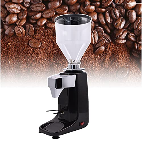 VOYADE Macinacaffè Commerciale Professionale, Macinino per caffè Espresso Industriale Industriale, Display della Temperatura Intelligente, Macinazione Criogenica,Black