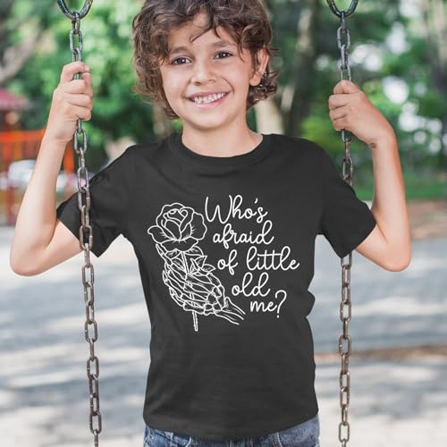 Who's Afraid of Little Old Me Youth T-Shirt, Soft Cotton, Graphic Tee2