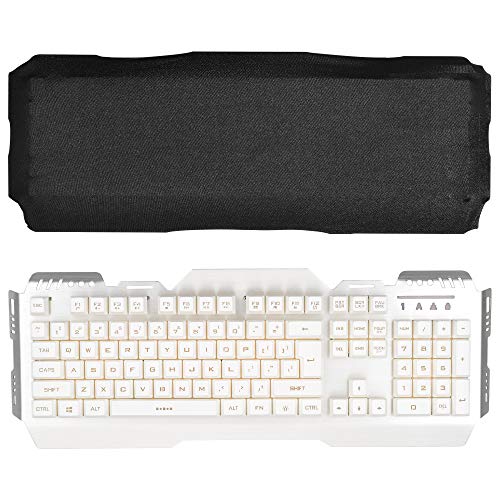 Case Star Keyboard Dust Cover Sleeve for Logitech MK540, Razer Dust Cover, Rapoo V720, V55, V100C Keyboard Dust Cover Dell Alienware AW568 Keyboard Dust Cover (L- Keyboard dust Cover)