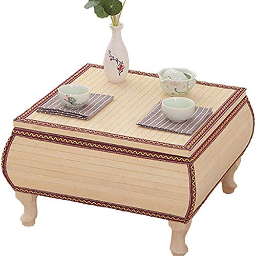CHENJIU Multifunctional Low Table, Wooden Coffee Table Can be Used As