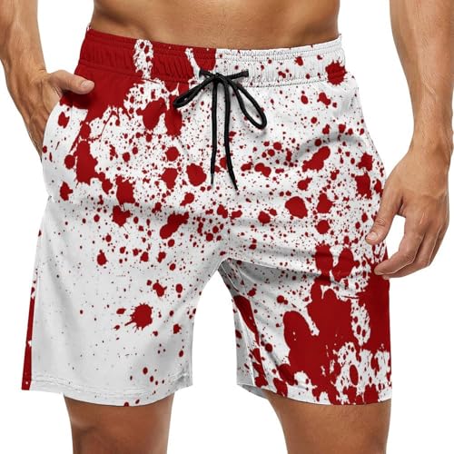 Men's Swim Trunks Board Shorts Mesh Liner Bathing Suits Quick Dry Beach Swimwear Pocket