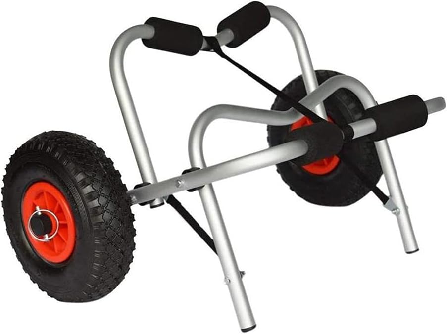 LANGWEI Boat Kayak Carts, Portable Lightweight Foldable Boat Kayak Carrier Trolley Transport Cart Beach Marine Drag Trailer LANGWEI Boat Kayak Carts, Portable Lightweight Foldable Boat Kayak Carrier Trolley Transport Cart Beach Marine Drag Trailer