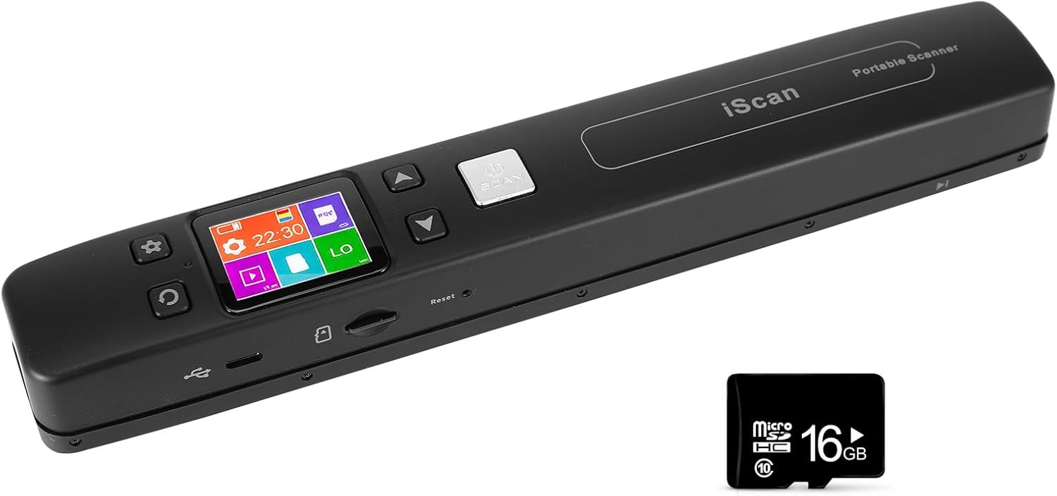 V2 Pro Portable WiFi Handheld Document Scanner (1050 DPI Rechargeable)