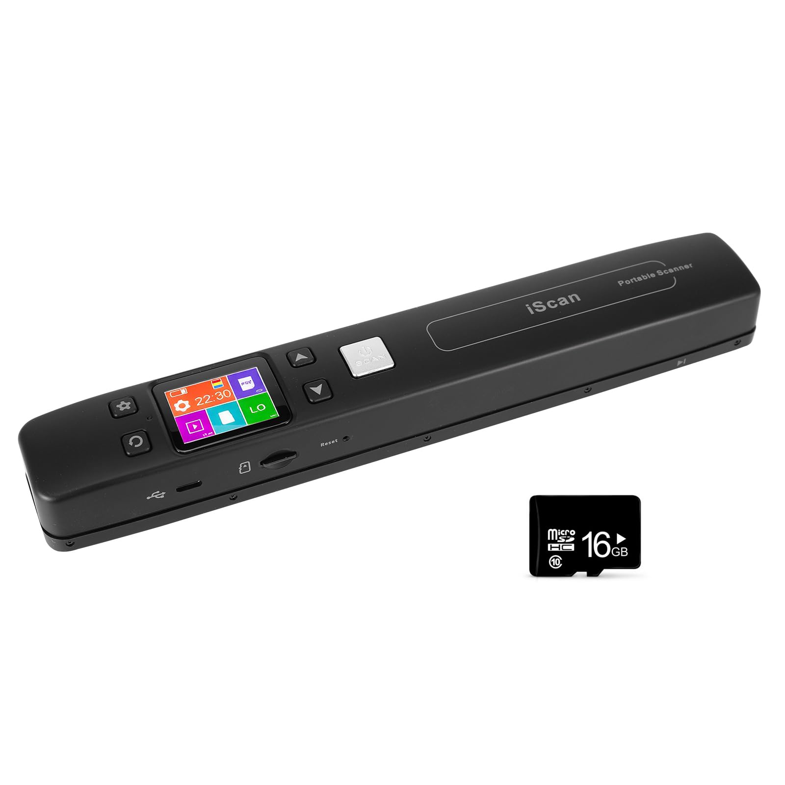 Portable Document Scanner - Upgrade Support WiFi & Rechargeable Handheld Portable Scanner Photo Scanner Mobile Scanner Handy Scan, JPG/PDF Format, UP to 1050 DPI, with 16G SD Card-image-27