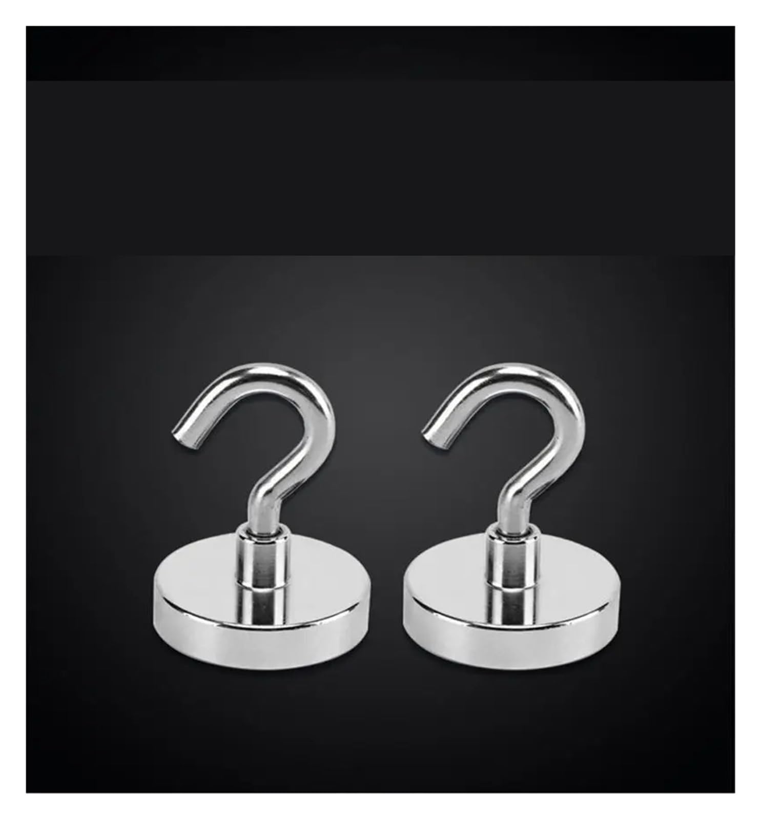 Genérico Ganchos magnéticos de alta resistencia, colgador magnético for colgar tazas, gancho pared for abrigo, 6 uds(D20 12KG)