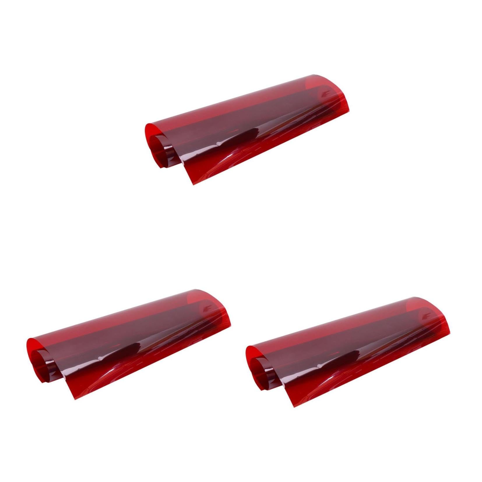 HOMSFOU 9stücke Teiliges Roter Farbfilter Für Kamera-Blitz Hochtemperaturbeständig Für Fotografie -Lampe Und Tungsten-Lampe Sorgt Für Besondere Lichteffekte Und