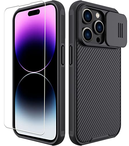 Wefor Compatible with iPhone 14 Pro Max Case 6.7 inch with Camera Cover,Slim Fit Thin Polycarbonate Protective Shockproof Cover with Slide Camera Cover, Upgraded Case (Black) post thumbnail image