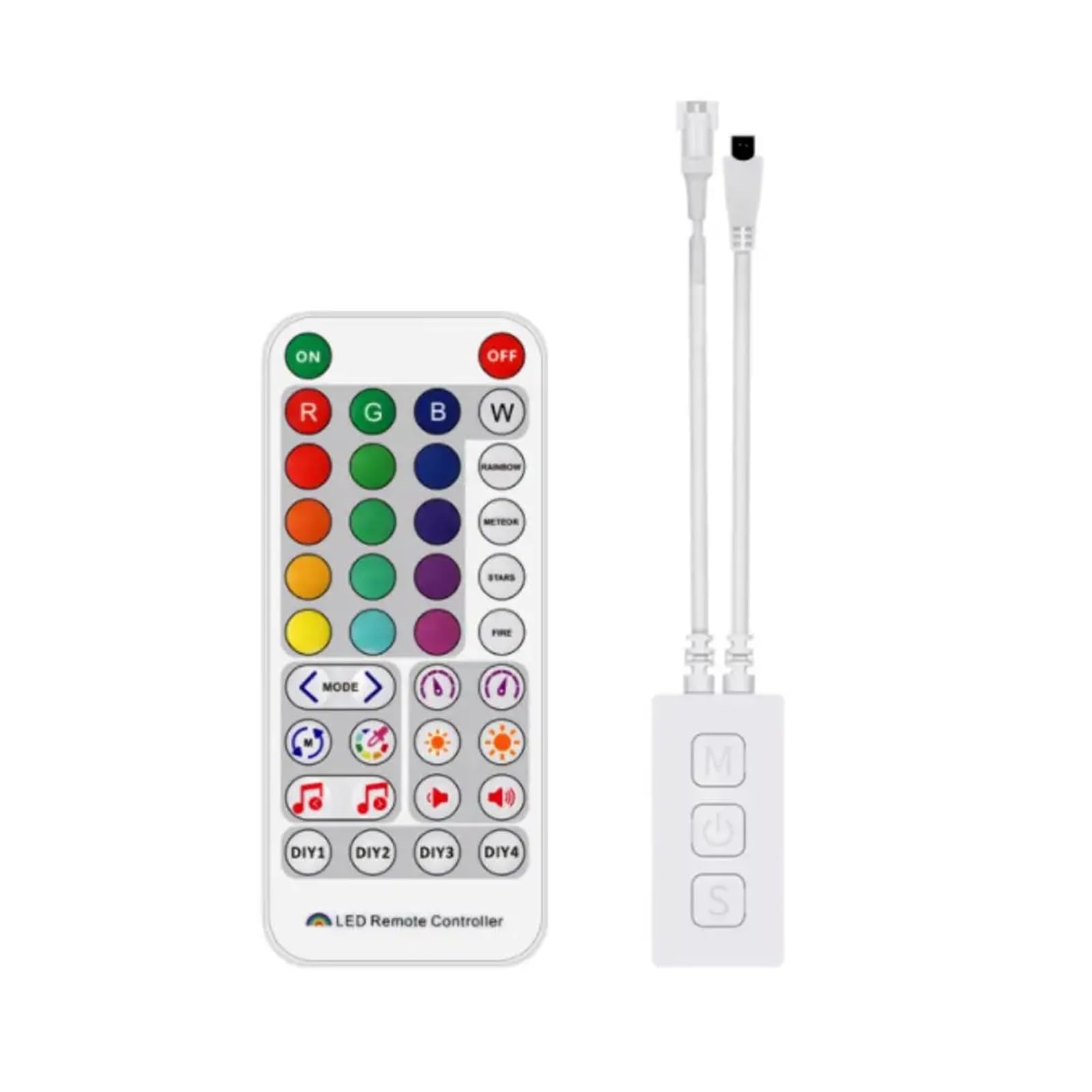 SP511E WiFi Music LED Controller Dual Output Alexa Smart Voice APP Control Suitable for WS2812b WS2811 Addressable Pixel(Dc5-24v 1 Output)