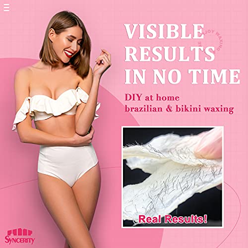 image for Waxing Kit, Syncerity Hair Removal Wax Warmer Kit for Sensitive Skin, 