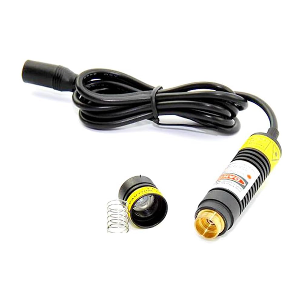 648nm Réglable Rouge Laser Croix Module Verre Lentille 16x68mm avec Support et Adaptateur