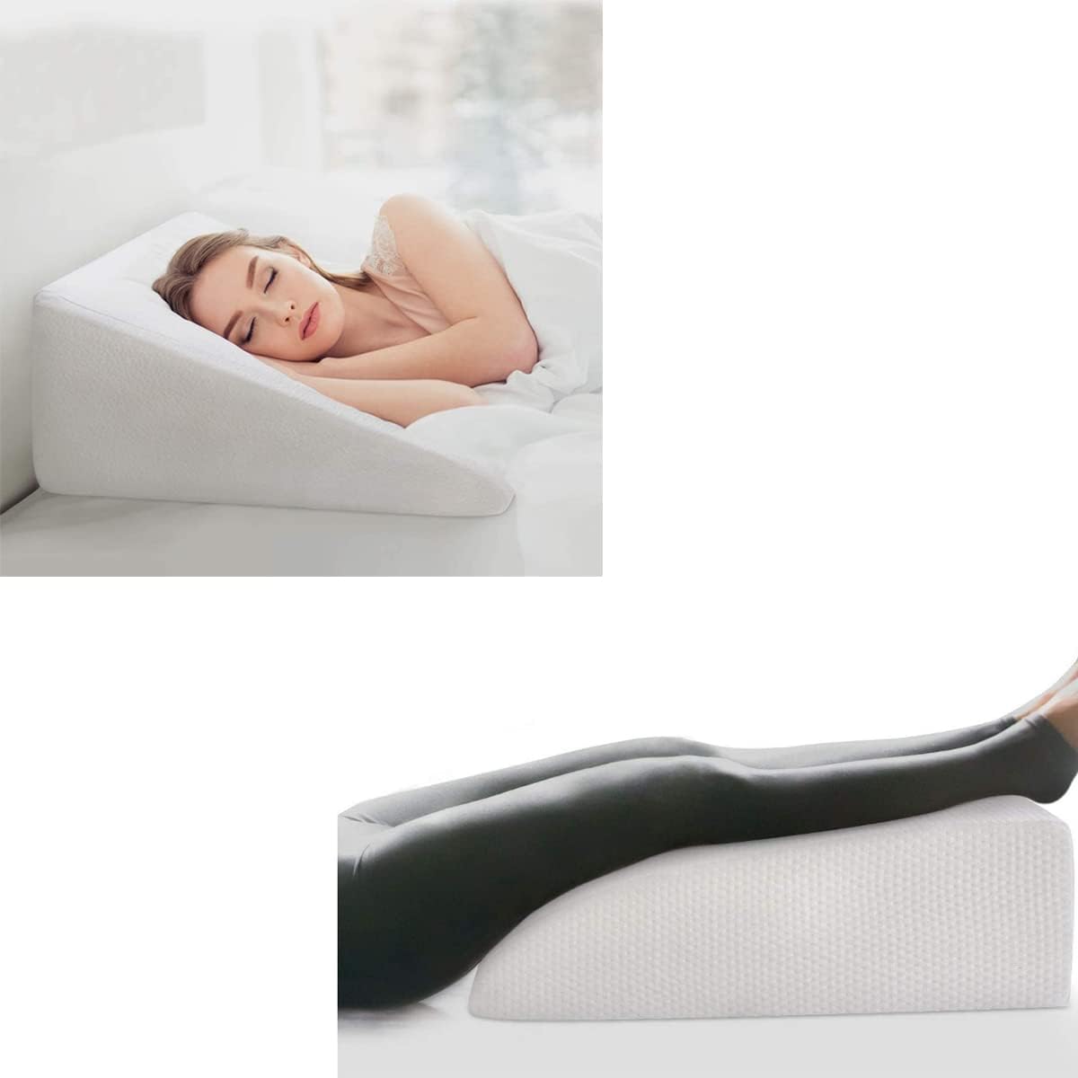 OasisCraft Bed Wedge Pillow for Sleeping Bed Elevated