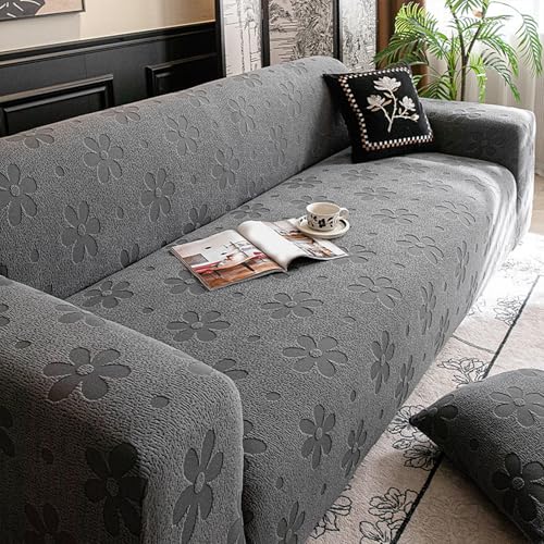 �W���J�[�h�x���x�b�g�X�g���b�`�\�t�@�J�o�[�i�L�k���{�g���t���j�A���؂Ō���̏_�炩���ԕ��\�t�@�J�o�[�A3�N�b�V�����p�A�ϋv���̂���􂦂� Dark-grey 4-Seater(235-300cm/93-118in)