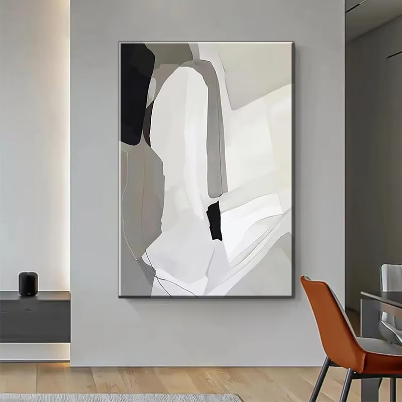 Lámina de arte abstracto geométrico para decorar con elegancia tu salón u oficina moderna