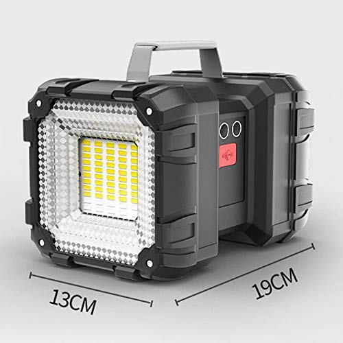 Lampe de travail rechargeable double tête pour dépannage d'urgence