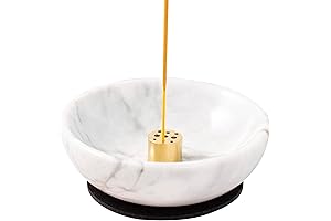 Handcrafted Marble Incense Holder for Serene Relaxation