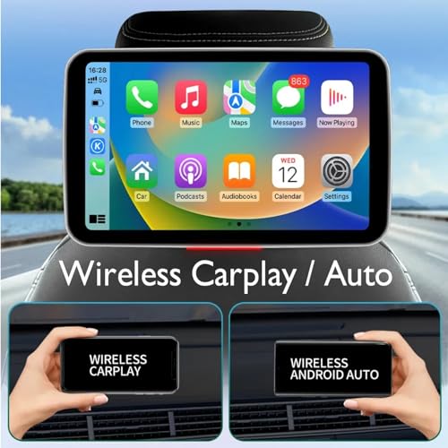 Sistema de entretenimiento de 10,1" con CarPlay inalámbrico y pantalla táctil IPS para coche 2