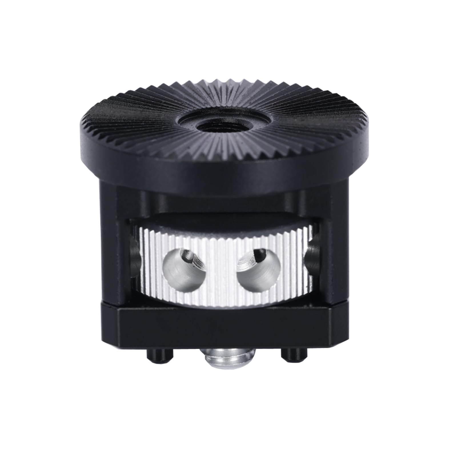 NICEYRIG Supporto per monitor per fotocamera con vite da 1/4" -20 e foro filettato M6, adattatore di montaggio a rosetta Ar-ri compatibile con fori di localizzazione da 1/4-20/gabbia per fotocamera