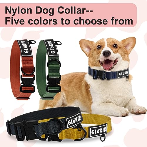 Collar para perro nylon ajustable con hebilla metálica S miniatura 7