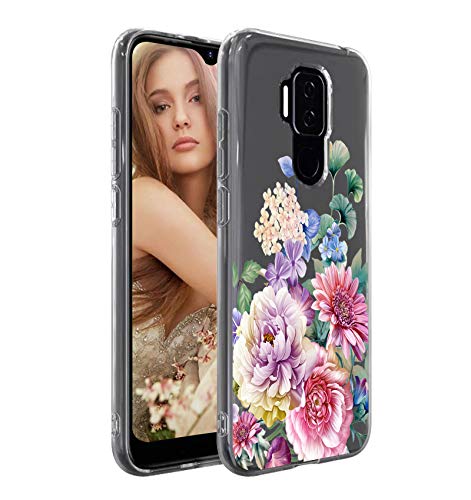 Starhemei for Cricket Influence Case, AT&T Maestro Plus Case,TPU Slim Flexibility Soft Protective Cover Anti Slip Back Protector Phone Case for Cricket Influence (Bigflower)