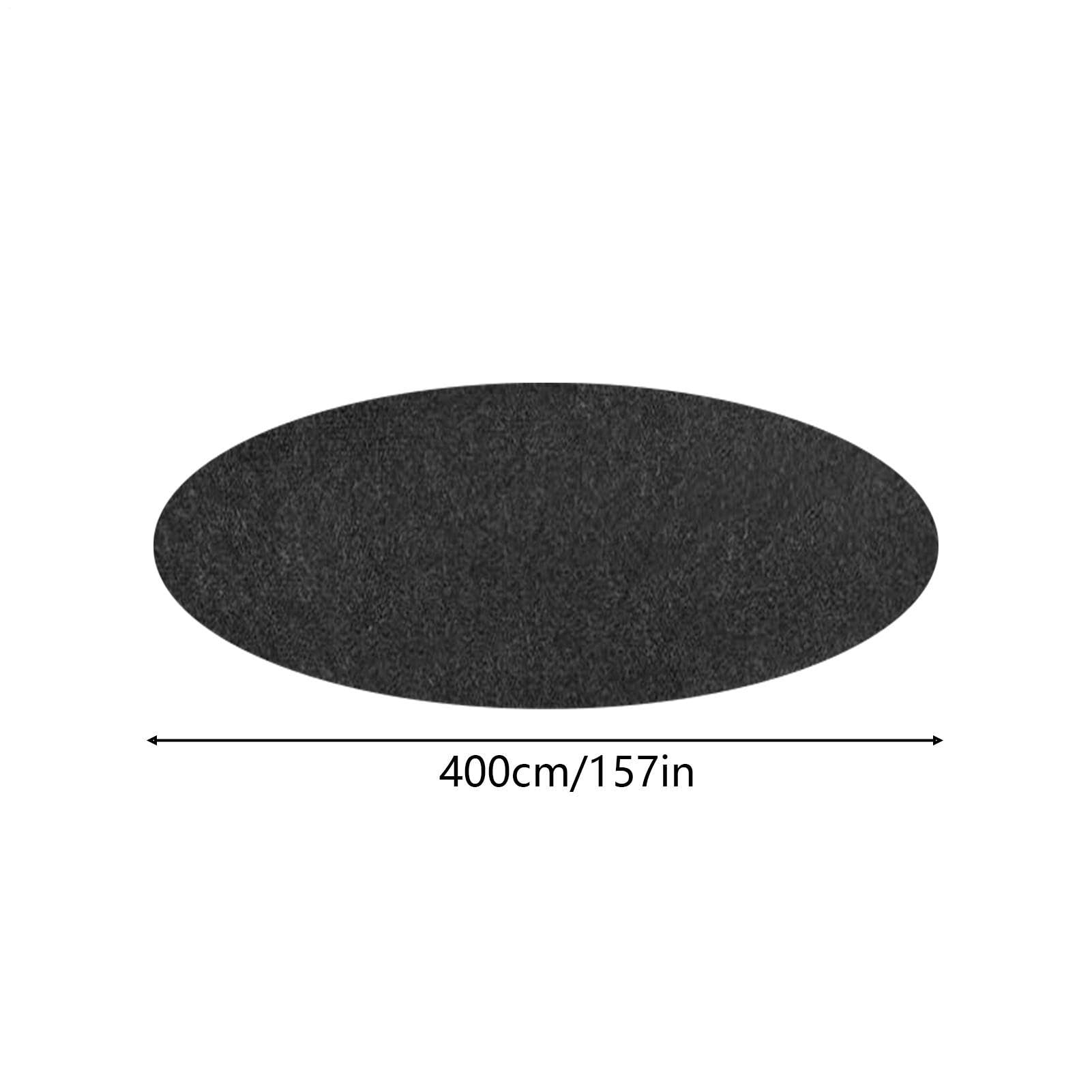 Tapiz Suelo Piscina 305/370/400cm, Base De Piscina para Exteriores Almohadilla para Revestimiento De Piscinas Protector Piscinas Suelo para Jardín Y Terraza