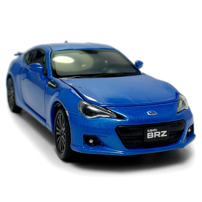 1/32 Scale 2017 BRZ Model Car Diecast Toy Cars Metal Children's Die-cast Vehicles, Doors Open, with Light, Toys for Boys Kids Birthday Gifts Men Collection Desktop Display, Blue