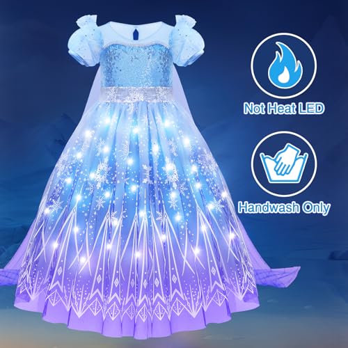 Disfraz Princesa con Capa para Niñas pequeñas miniatura 4