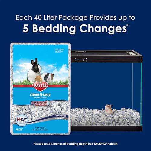 Image of Kaytee Clean & Cozy Extreme Odor Control Bedding, Made for Small Animals, 40 Liters