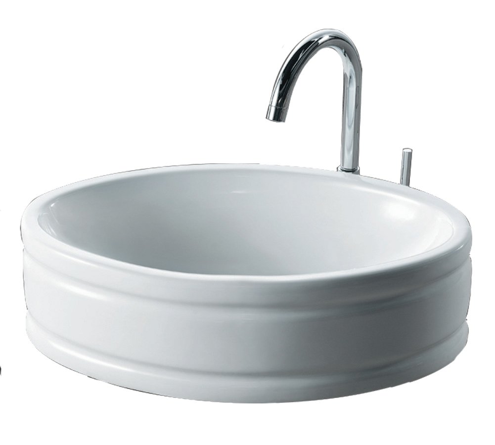 Pegasus 08-0012-W Solerno Vessel Sink, White