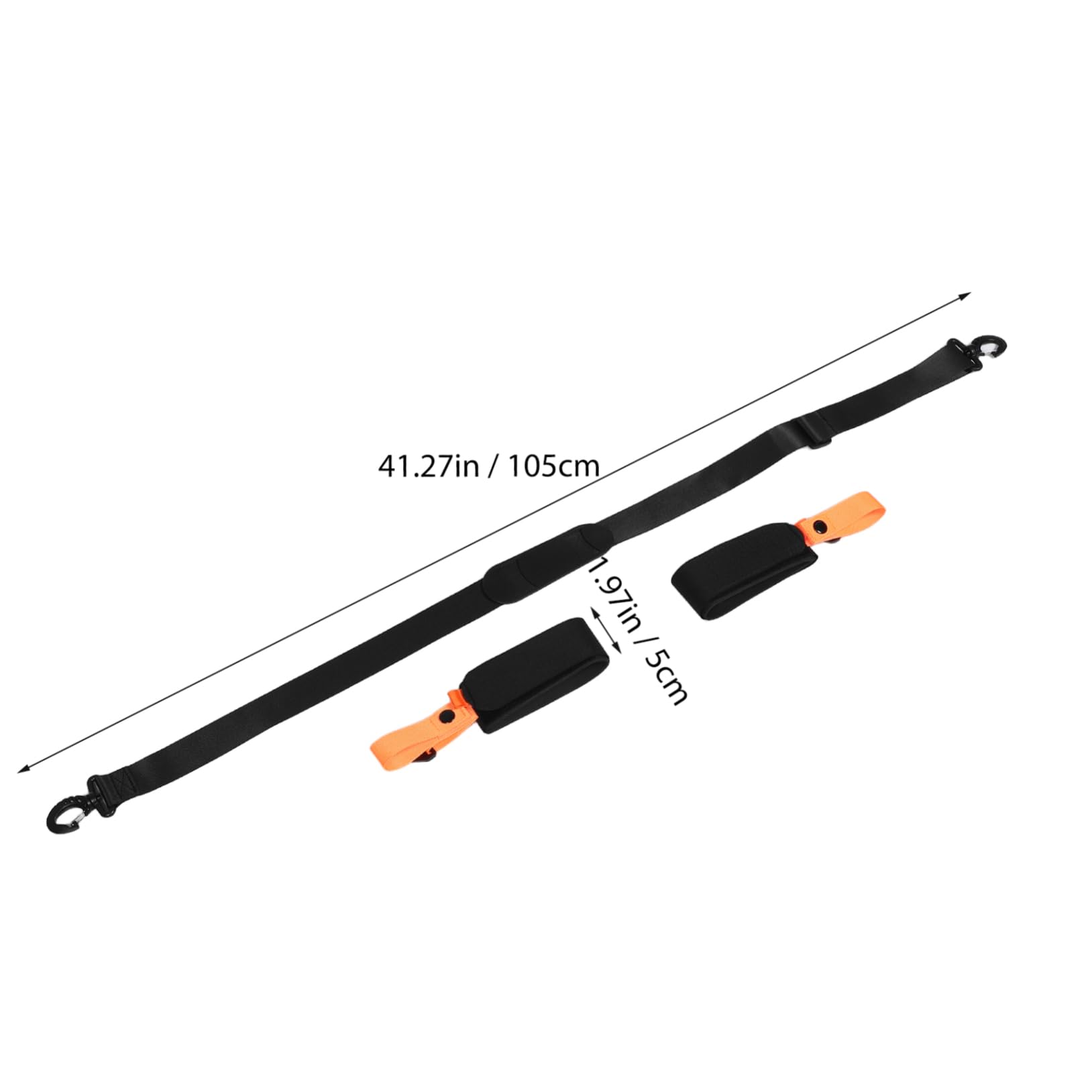 NAMOARLY Adjustable Ski Board Shoulder Strap Convenient Snowboard Carrying and Storage Strap for Easy Transport Multifunctional Ski Straps for Storage