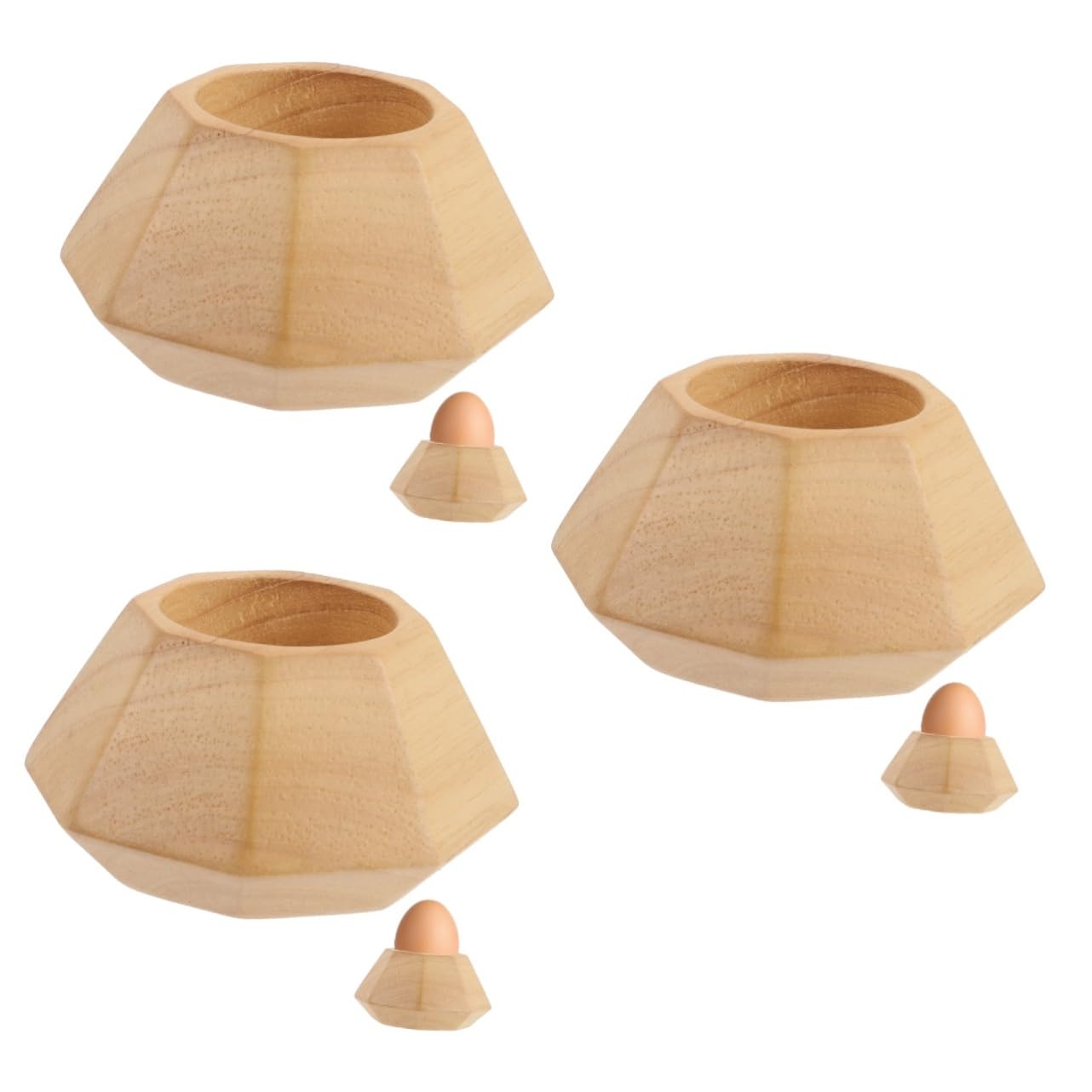 Canastas de Pascua y hueveras de roble PRETYZOOM para decorar tu mesa festiva