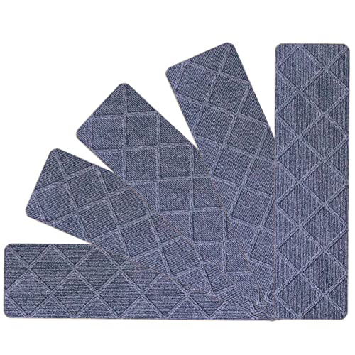 Ray-Velocity Stufenmatten Set, Treppenstufen 76x20.3cm rutschfeste Innentreppenläufer für...