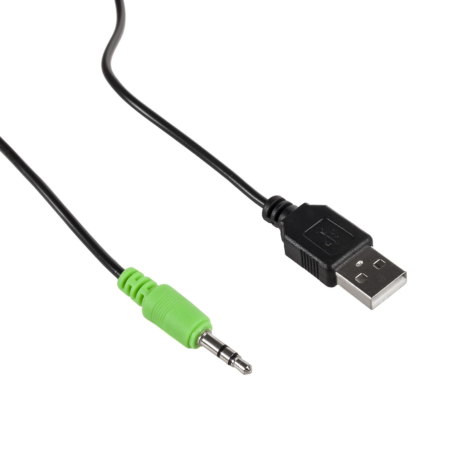 Audiocore AC805 Eleganckie Głośniki Stereo 2.0, Czarno-Srebrne do Komputera, Podświetlane LED Gamingowe do Laptopa na USB 6W, MiniJack
