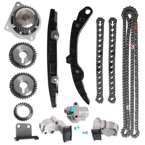 Loautong Timing Chain Kit with Water Pump, 3.5L V6, for Nissan Altima 07-14, for Maxima 09-14, for Murano 09-13, for Pathfinder 13-14, for Quest 11-13, for INFINITI JX35 2013/QX60 2014, 95594 AW9426