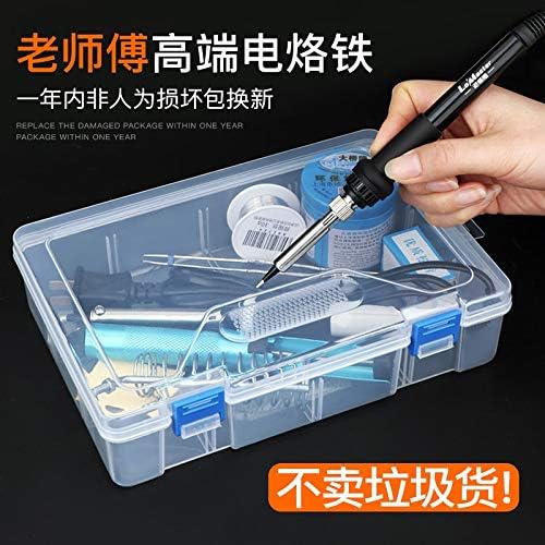 Soldering Solder inside soldering iron set electric welding pen home electronic repair welding tools high power electric Luotie - (Color: Red)