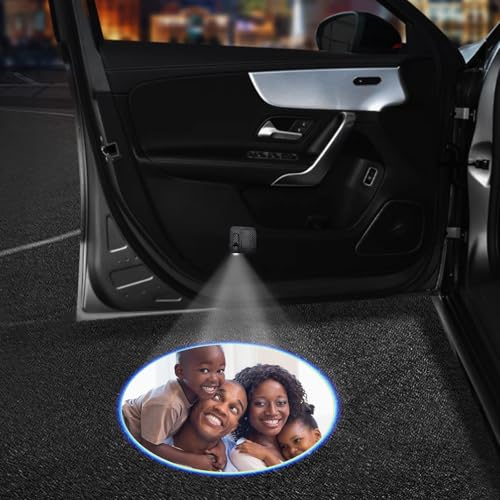 2PCS Custom Car Door Projector Lights Personalised Car Door Logo Step Welcome Light Customised Photo Text Accessories - Image 4