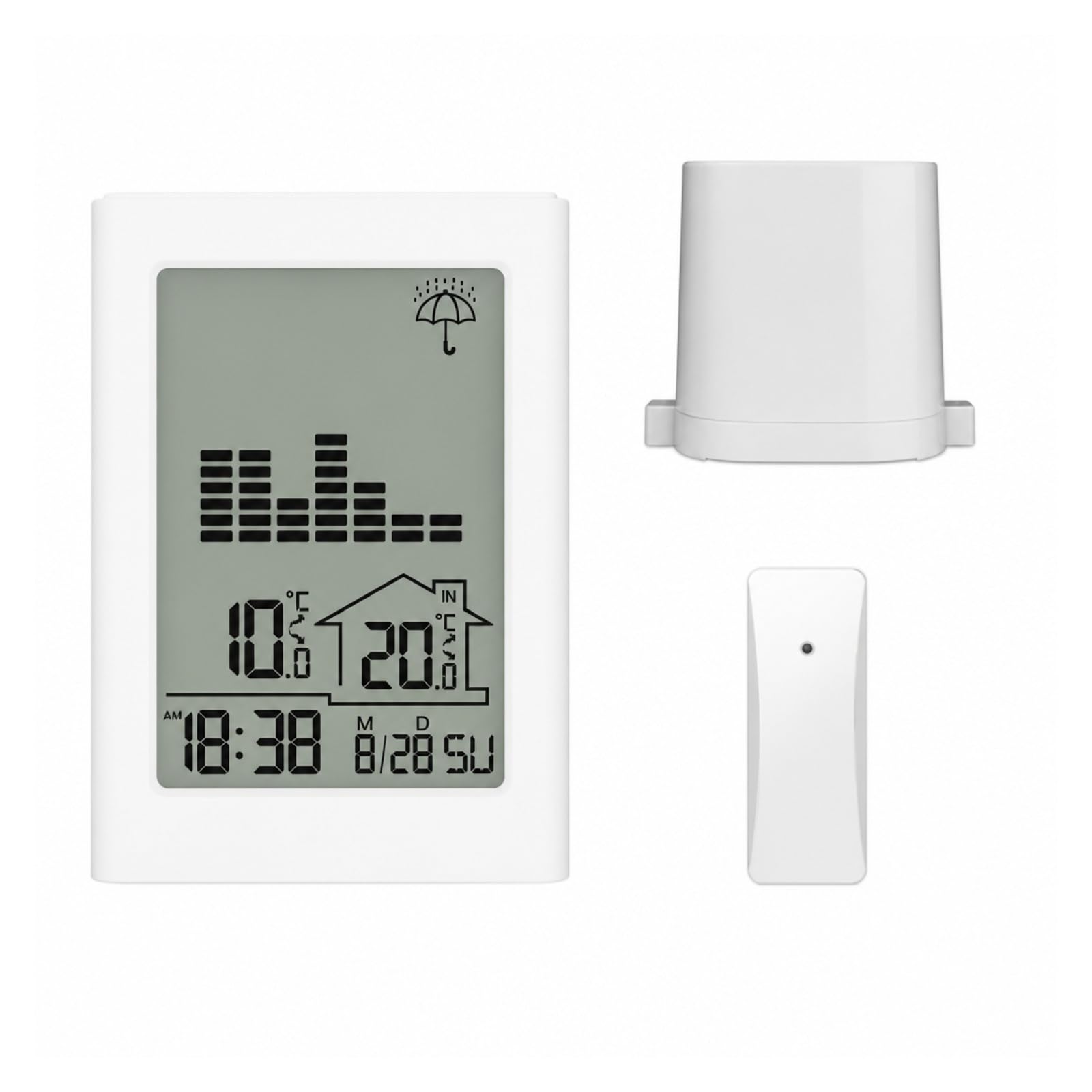 Pluviometro Wireless E Stazione Meteorologica Digitale