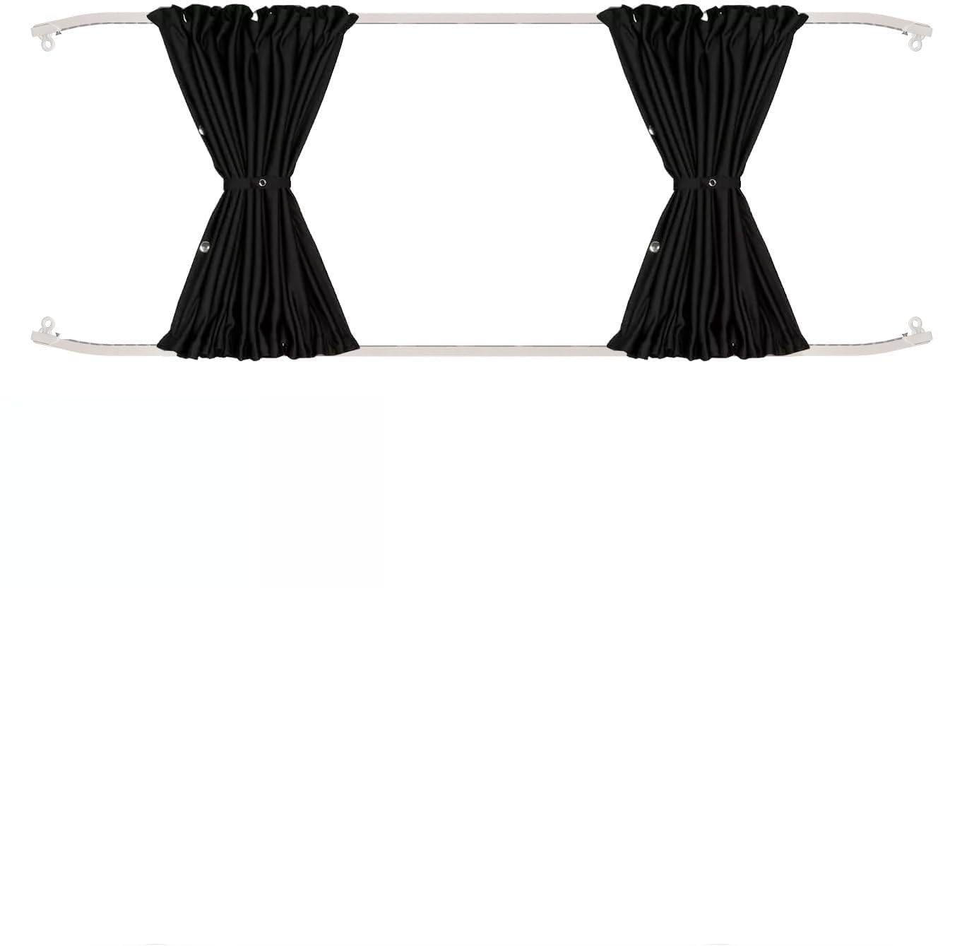 Rideau Voiture,Rideau Van AméNagé Rideaux Pare-Soleil Occultants for Voiture,Utilisation Adaptée pour VW T5, T6 Et T6.1(Left Center Window)