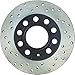 StopTech 128.33106R Sport Cross Drilled Brake Rotor (Rear Right), 1 Pack