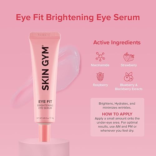 Miniatura 3 de Skin Gym Suero iluminador para ojeras, hinchazón de círculos oscuros, arrugas, líneas finas, manchas oscuras para una apariencia más radiante