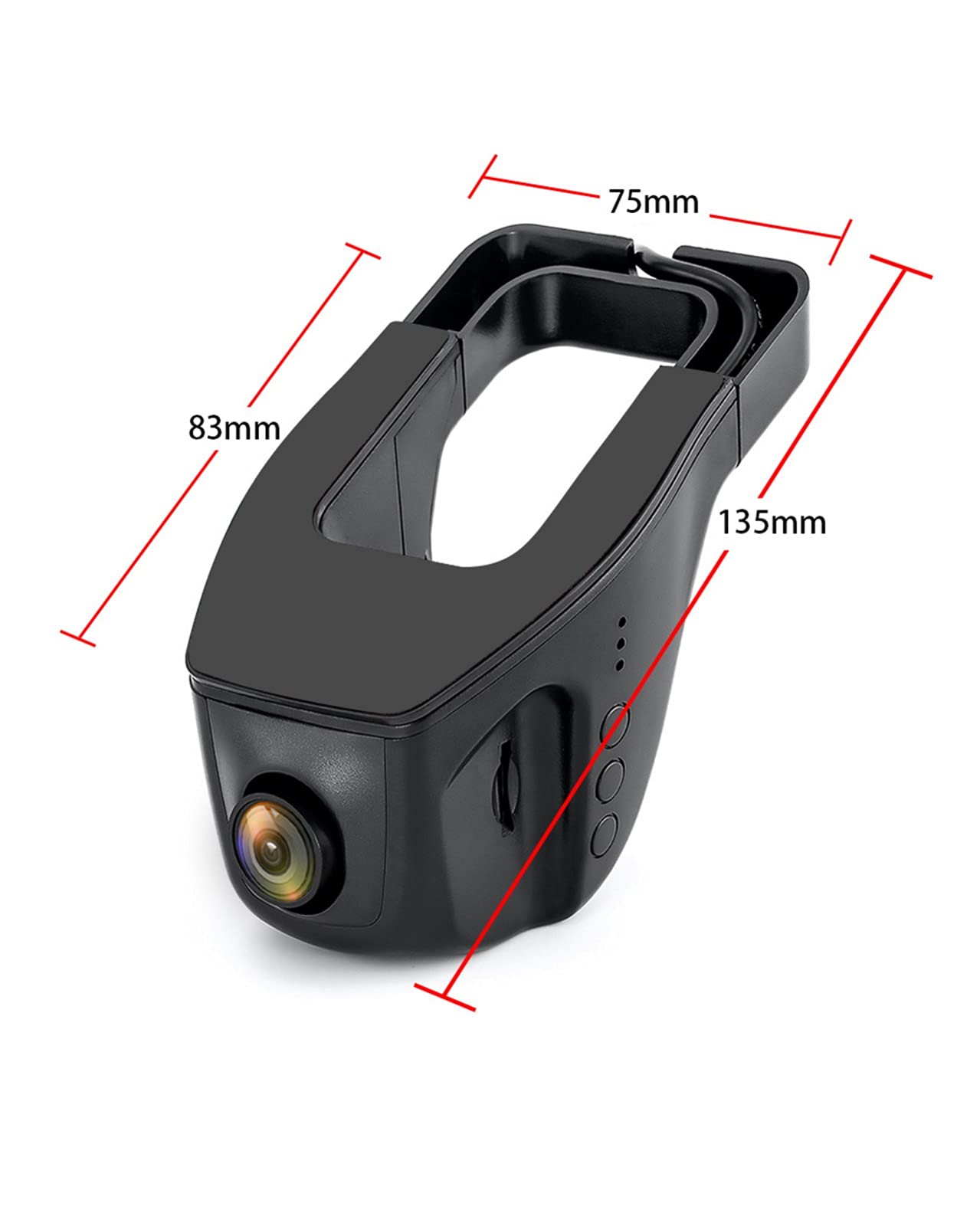 WIFI bezprzewodowy wideorejestrator samochodowy kamera na deskę rozdzielczą Full HD 1080P Night Vision rejestrator jazdy nagrywanie wideo kamera samochodowa (kolor: a, rozmiar: brak)