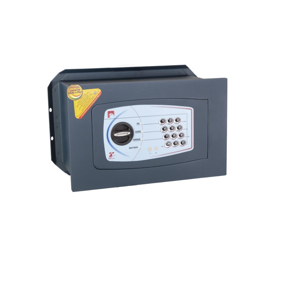 Technomax, Cassaforte a muro, Serie Gold Trony modello GT/3, Apertura a combinazione elettronica digitale, Dimensioni mm. 210 (H) x 340 (L) x 200 (P)