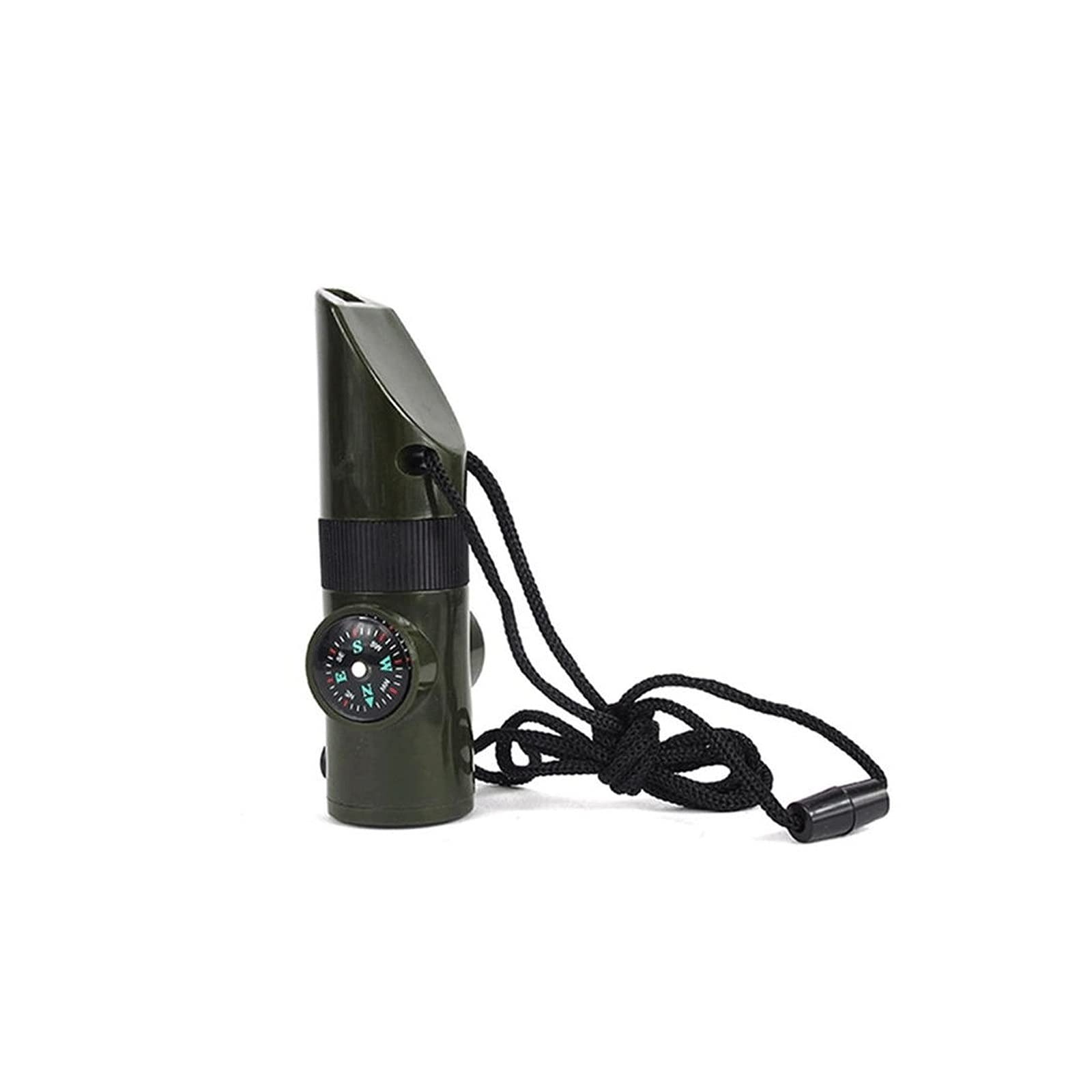 JINGYAN Kompasy Wielofunkcyjny gwizdek 7 w 1 Survival Trekking Compass Lustro Magnifier LED Termometr Narzędzia