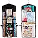 Regal Bazaar Double-Sided Hanging Gift Bag and Gift Wrap Organizer (Black)