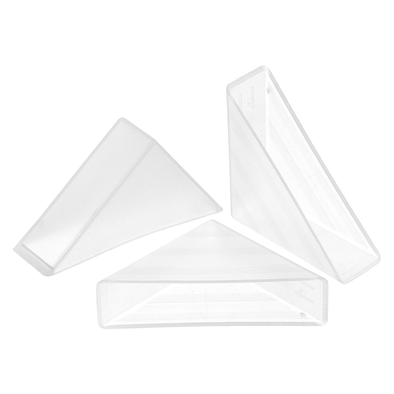 uxcell 8Pcs Plastic Corner Protectors 11x50mm Right Angle Shape Glass Corner Guards Cushion for Corner Protection of Glass, Mirror, Tile, White