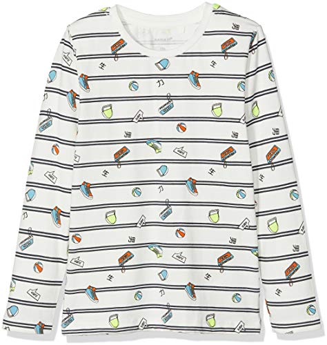 Name It Nmmnandrew LS Top Maglia a Maniche Lunghe