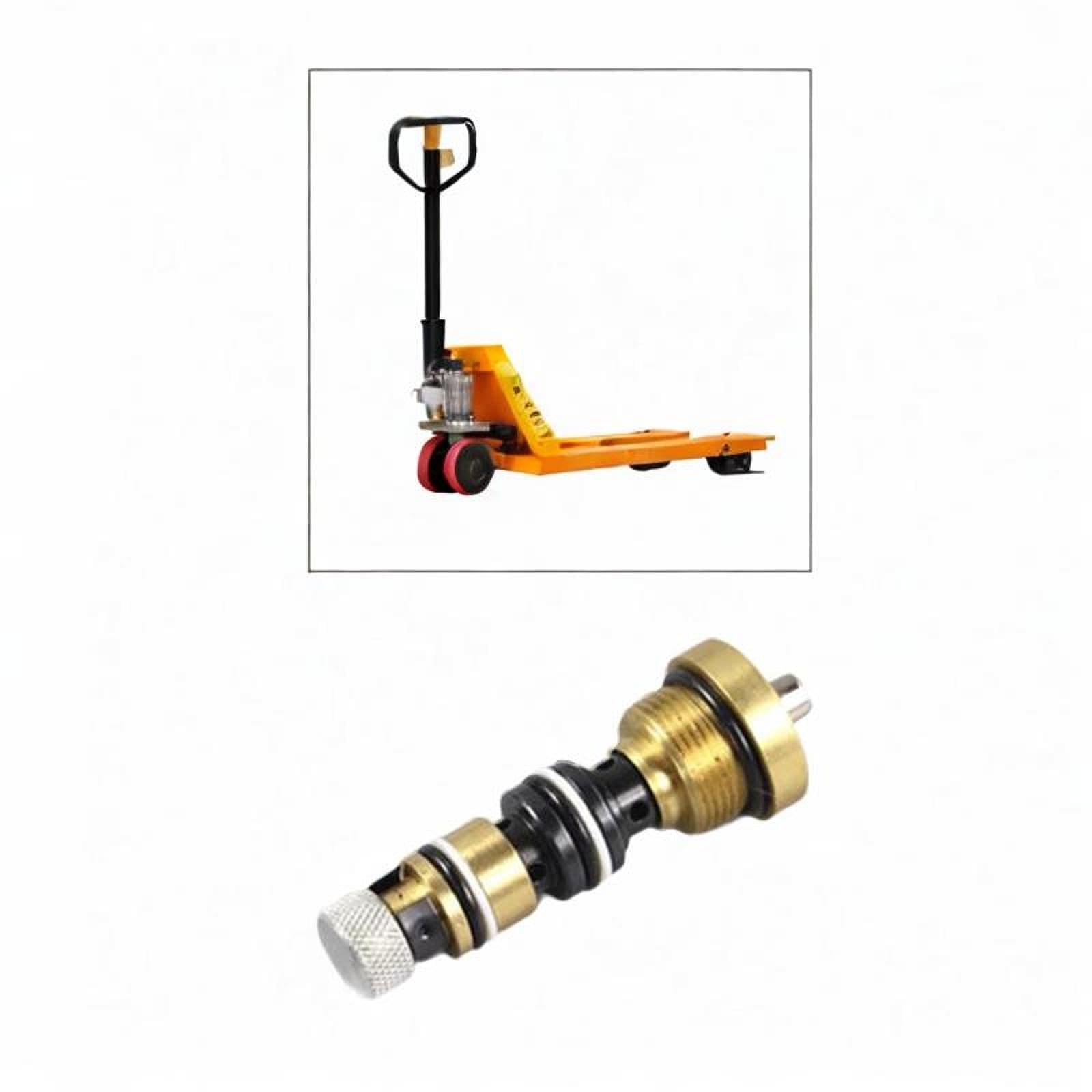 MagiDeal Raccords de chariot élévateur à main hydraulique, vanne de pompe à, contrôle du débit, accessoires de réparation du système hydraulique pour la