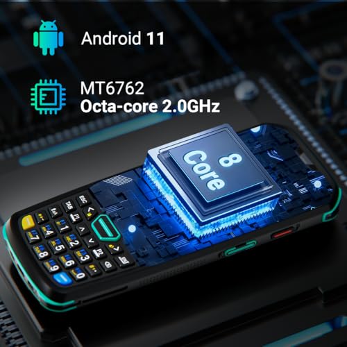 Image of Tera PDA Android 11 Barcode Scanner with 26 Keys HS7 Scan Engine 4+64GB 5100 mAh Battery IP67 QC 3.0 Fast Charge 4 inch Touch Screen for Warehouse Inventory Model P400